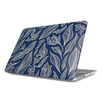 Soft hues meet ocean elegance in this cool toned laptop protector. Inspired by petals drifting in a calm sea breeze.